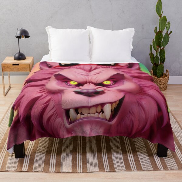 Item preview, Halloween Pink Female Werewolf Classic Monster designed and sold by GaffaDesigns.