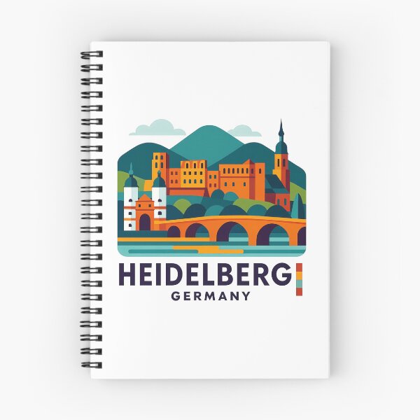 Item preview, Heidelberg Germany Travel Souvenir - Castle & Old Bridge Art designed and sold by OzzFrequency.
