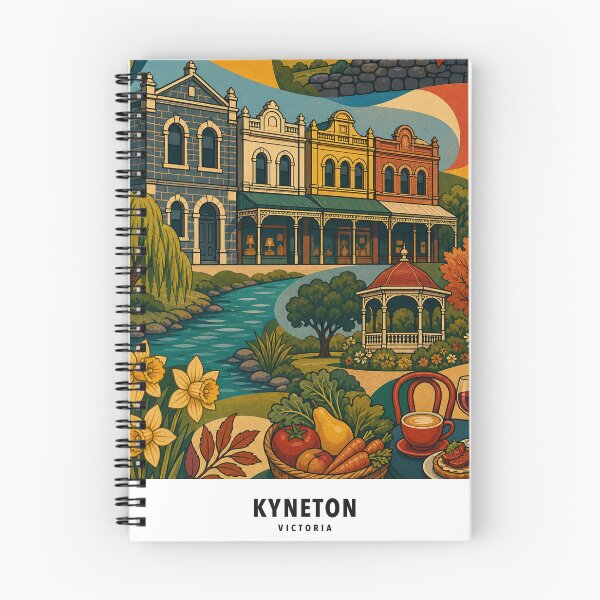 Item preview, Kyneton Piper Street Campaspe River Gardens and Dining designed and sold by Print My Town.