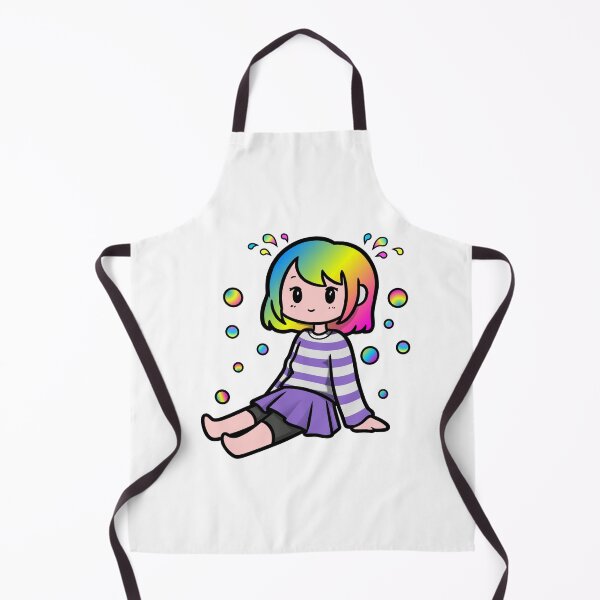 Artikelvorschau, Niedliches Regenbogen-Chibi-Mädchen | Kawaii-Pastell-Ästhetik-Cartoon-Illustration entworfen und verkauft von SandaiMaker.