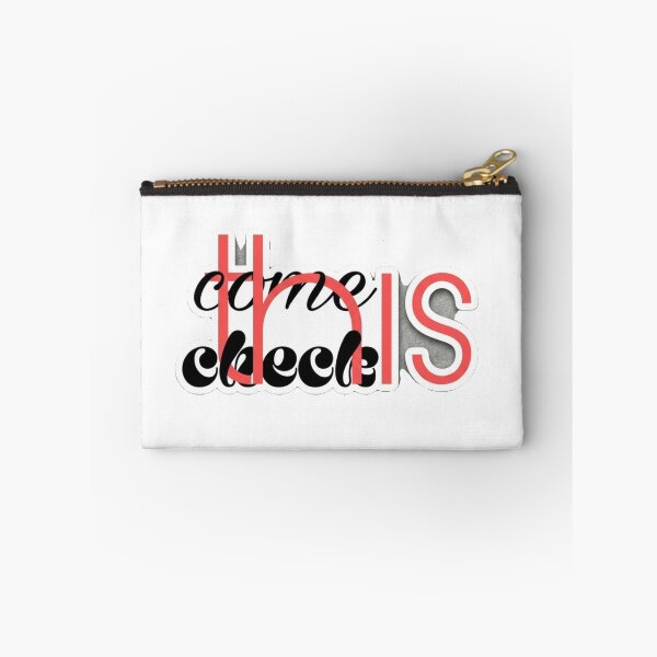 Item preview, Come Check This - Typography Sticker designed and sold by Trendykunnu.