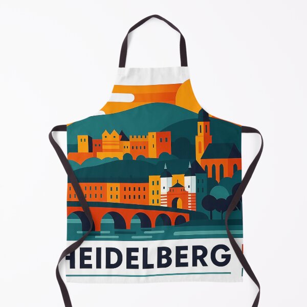Item preview, Heidelberg Germany Travel Souvenir - Castle & Old Bridge Art designed and sold by OzzFrequency.