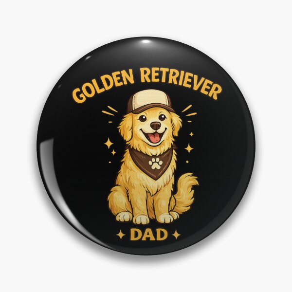 Item preview, Golden Retriever Dad designed and sold by RetroPlus.