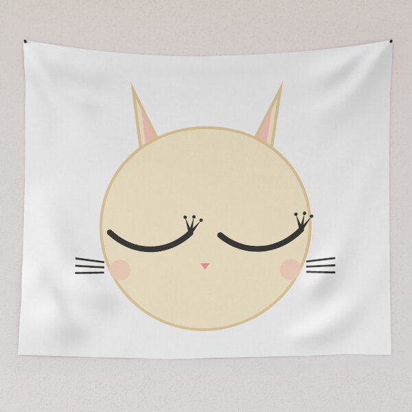 Item preview, Camera Shy Cat Eyes Webcam Cover Sticker designed and sold by GalaMine.