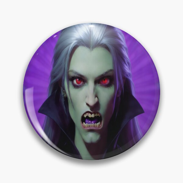 Item preview, Halloween Purple Green Female Vampire Dracula Classic Monster  designed and sold by GaffaDesigns.
