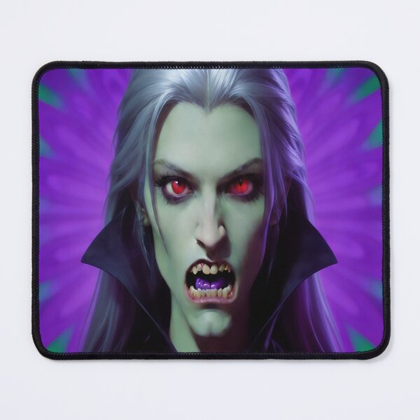 Item preview, Halloween Purple Green Female Vampire Dracula Classic Monster designed and sold by GaffaDesigns.