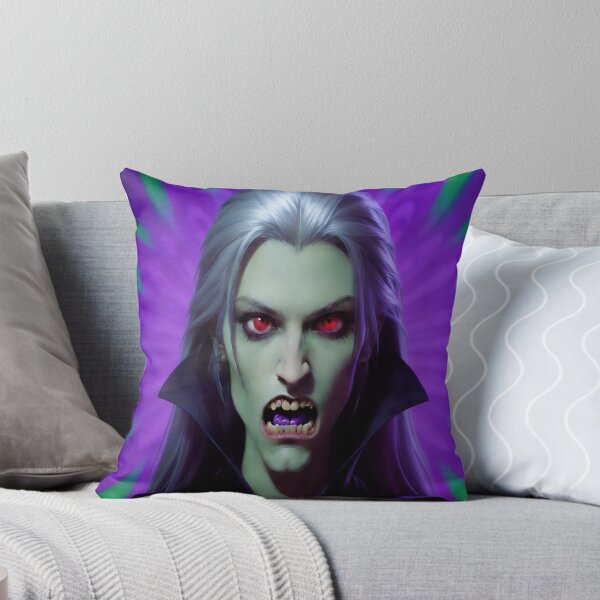 Item preview, Halloween Purple Green Female Vampire Dracula Classic Monster  designed and sold by GaffaDesigns.