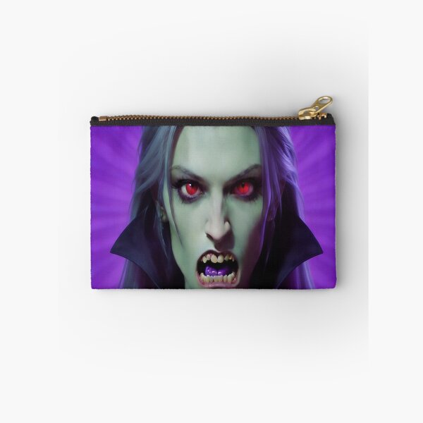 Item preview, Halloween Purple Green Female Vampire Dracula Classic Monster  designed and sold by GaffaDesigns.