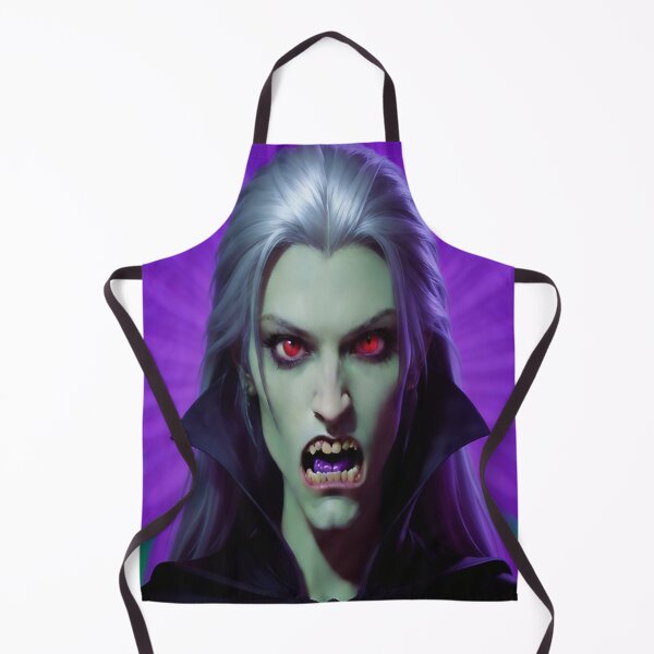 Item preview, Halloween Purple Green Female Vampire Dracula Classic Monster designed and sold by GaffaDesigns.
