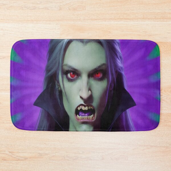 Item preview, Halloween Purple Green Female Vampire Dracula Classic Monster  designed and sold by GaffaDesigns.