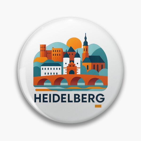 Item preview, Heidelberg Germany Travel Souvenir - Castle & Old Bridge Art designed and sold by OzzFrequency.