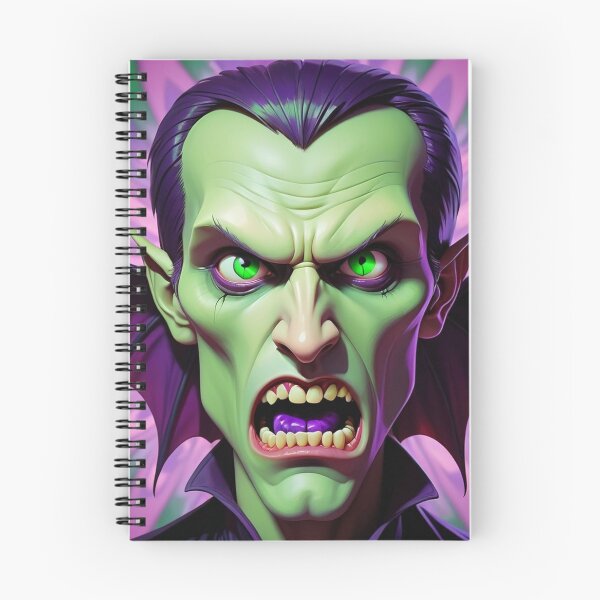 Item preview, Halloween Purple Green Vampire Dracula Classic Monster designed and sold by GaffaDesigns.