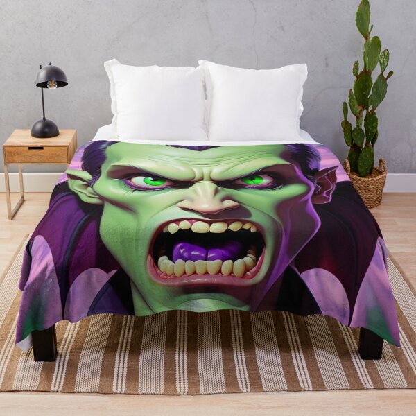Item preview, Halloween Purple Green Vampire Dracula Classic Monster designed and sold by GaffaDesigns.
