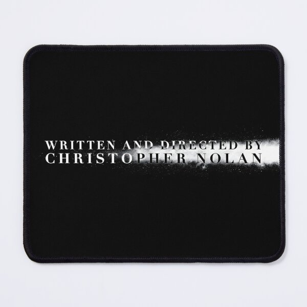 Item preview, Written and Directed by Christopher Nolan designed and sold by Cine Store Merch.