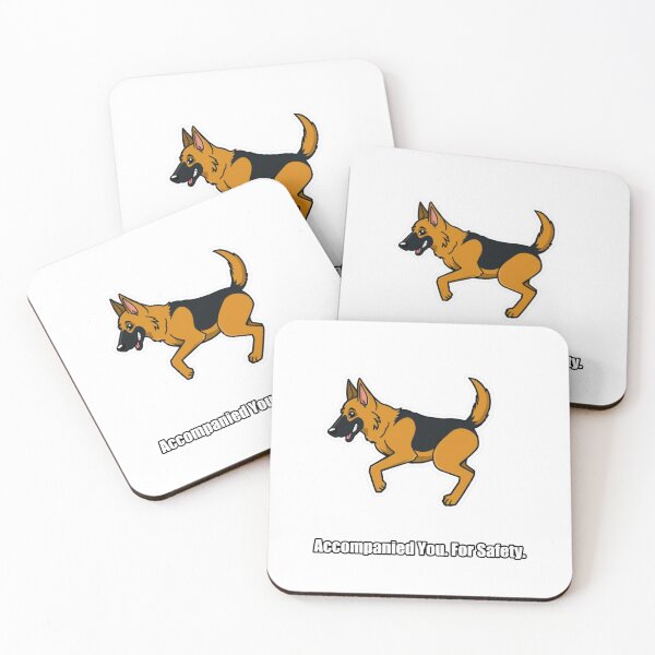 Item preview, German Shepherd - Accompanied You For Safety - Funny GSD Gift designed and sold by pawdrops.