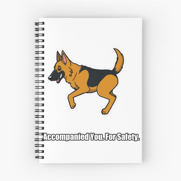 Item preview, German Shepherd - Accompanied You For Safety - Funny GSD Gift designed and sold by pawdrops.