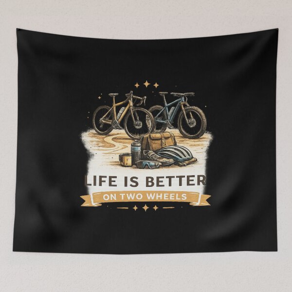Item preview, Life Is Better On Two Wheels designed and sold by RetroPlus.