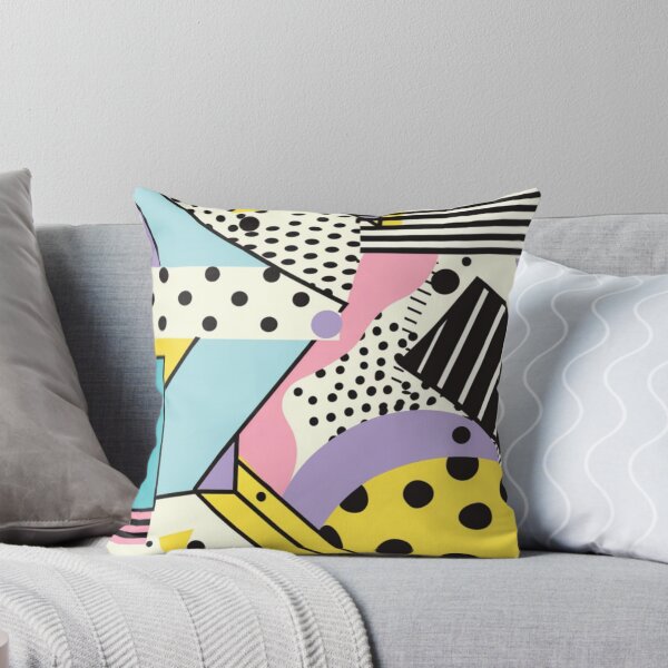 Item preview, Colorful Memphis Style Abstract Geometric Pattern designed and sold by VectorForge.