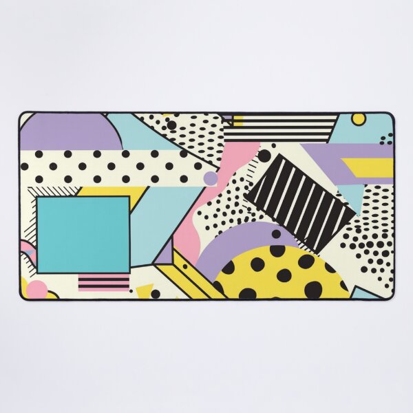 Item preview, Colorful Memphis Style Abstract Geometric Pattern designed and sold by VectorForge.