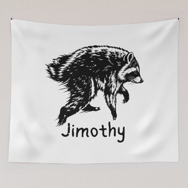 Item preview, Jimothy Raccoon, Seattle Legend Jimothy, Viral Raccoon designed and sold by oddbrick-parade.