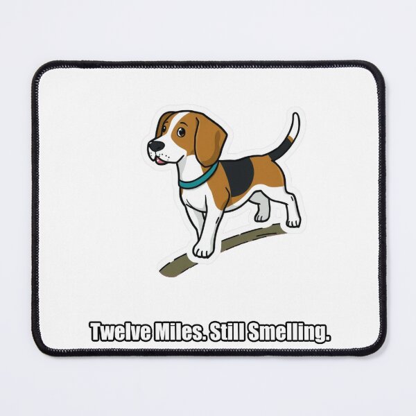 Item preview, Beagle - Twelve Miles Still Smelling - Funny Beagle Gift designed and sold by pawdrops.