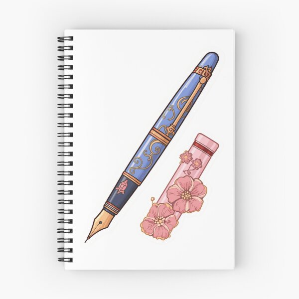 Item preview, Elegant Fountain Pen & Floral Ink Bottle Sticker | Vintage Writing Stationery | Writer Gift | Journal Supplies | Book Lover Decal designed and sold by Pandey14.