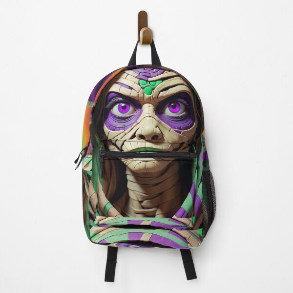 Item preview, Halloween Purple Green Female Mummy Classic Monster designed and sold by GaffaDesigns.