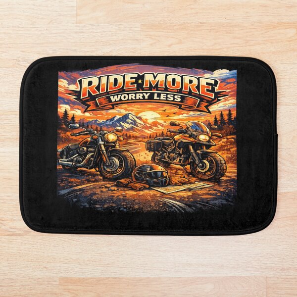 Item preview, Ride More Worry Less designed and sold by RetroPlus.