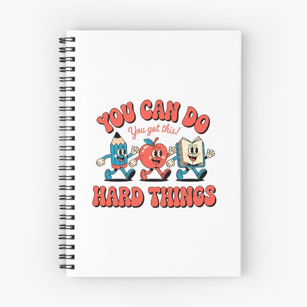 Item preview, Retro You Can Do Hard Things Teacher Motivation designed and sold by Outlet Raloel.