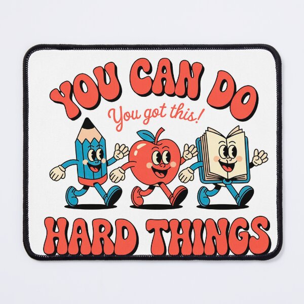 Item preview, Retro You Can Do Hard Things Teacher Motivation designed and sold by Outlet Raloel.
