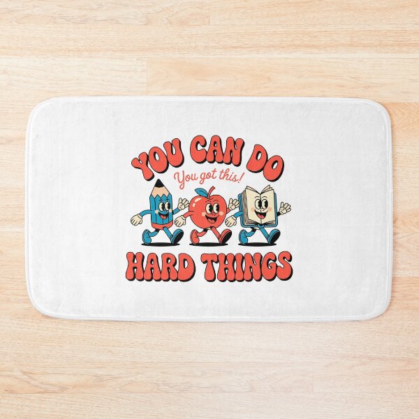 Item preview, Retro You Can Do Hard Things Teacher Motivation designed and sold by Raloel Art.