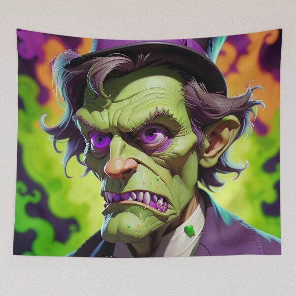 Item preview, Halloween Purple Dr Jekyll Mr Hyde Classic Monster designed and sold by GaffaDesigns.