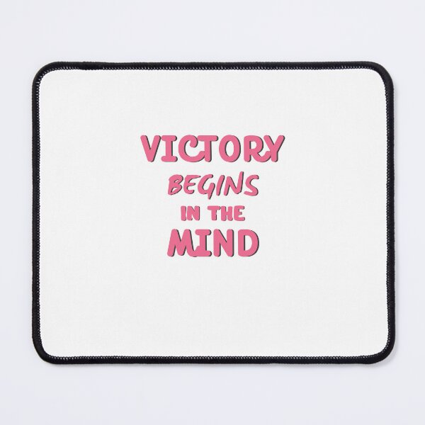 Item preview, Victory Starts In The Mind designed and sold by Marilia Rosado Studio.