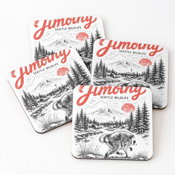 Item preview, Jimothy Seattle Wildlife Raccoon Adventure designed and sold by KireVeronica.