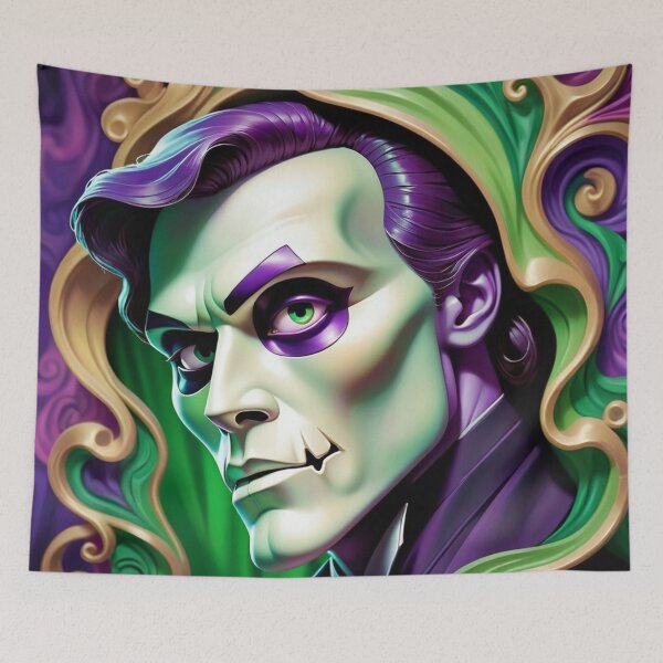 Item preview, Halloween Purple Phantom Of The Opera Classic Monster designed and sold by GaffaDesigns.