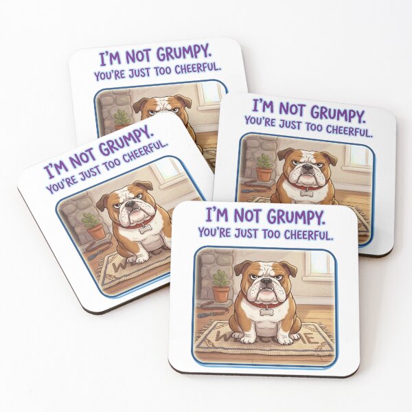 Item preview, I'm Not Grumpy designed and sold by Aki and Akiro.
