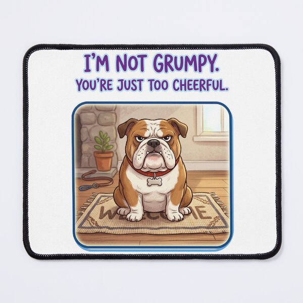 Item preview, I'm Not Grumpy designed and sold by Aki and Akiro.