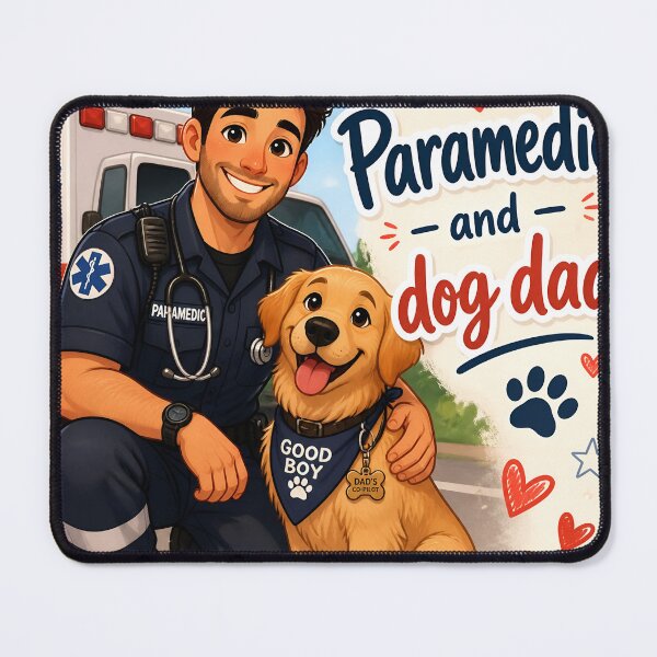 Item preview, Paramedic and Dog Dad — Funny Paramedic Dog Dad Gift Shirt designed and sold by DoggyDayLove.