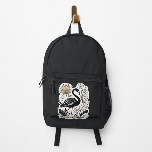 Item preview, Black Flamingo – Gothic Tropical Illustration designed and sold by Roberta Calabrese.