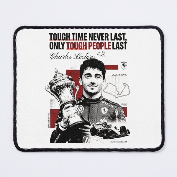 Item preview, Charles Leclerc Tough Time Never Last designed and sold by Studio F1Grid.