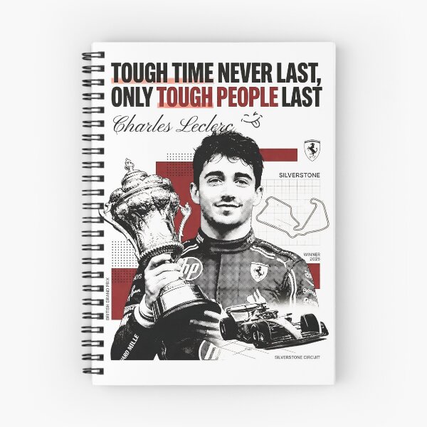 Item preview, Charles Leclerc Tough Time Never Last designed and sold by Studio F1Grid.