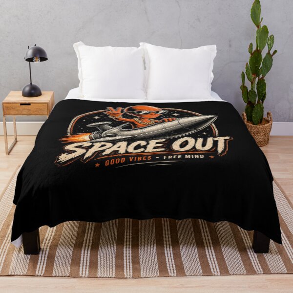Item preview, Space Out Alien Rocket Shirt | Funny UFO Space Graphic Tee | Retro Vintage Sci-Fi Gift | Good Vibes Free Mind designed and sold by Prime legend .