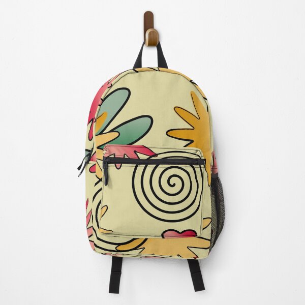 Item preview, Retro Floral Pattern with Spirals and Hearts designed and sold by SahmatArt.