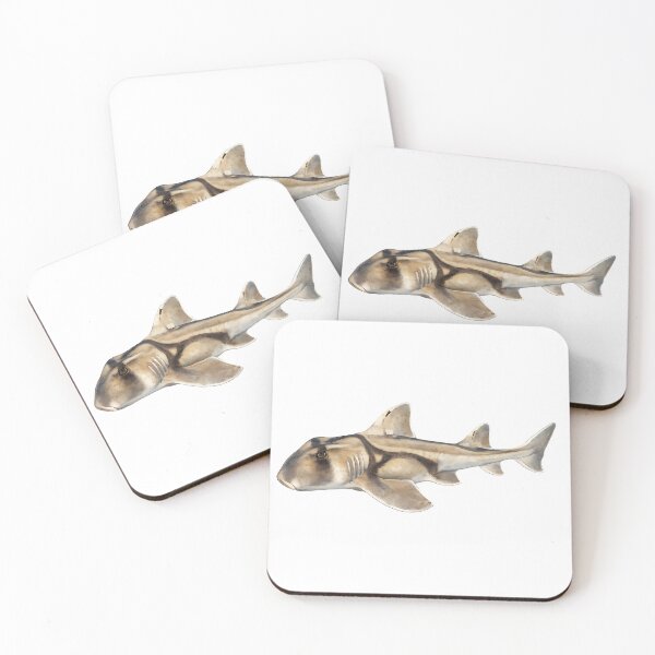 Item preview, Port Jackson Shark Watercolour — Australian Shark designed and sold by Jaruart.