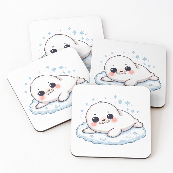 Item preview, For the Love Of Marine Mammals - Adorable Baby Weddell Seal designed and sold by The Design Trendz.