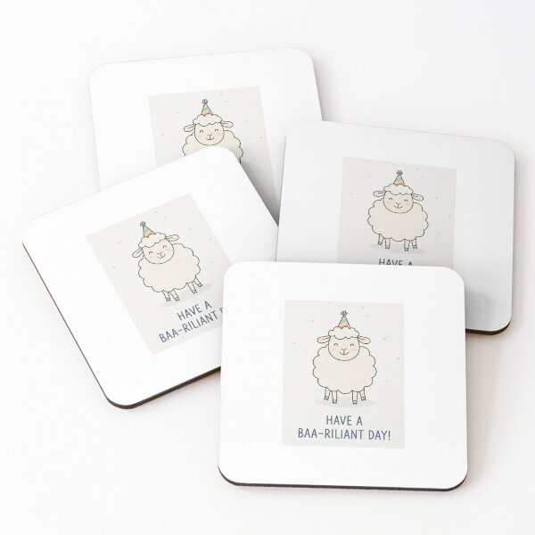 Item preview, Sheep Birthday cute kawaii meme gift balloons memes designed and sold by CheeseBlueprint.