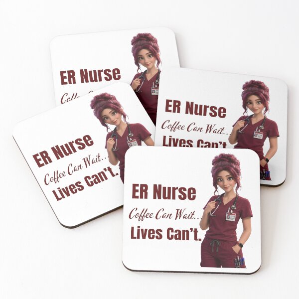 Item preview,   ER Nurse Olivia Coffee Mug - Lives Can't Wait Quote Design designed and sold by Nurse Craft Studio.