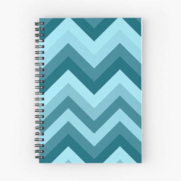 Item preview, Retro Chevron Pattern | Blue Mid Century Modern Geometric Design designed and sold by Vileprint.
