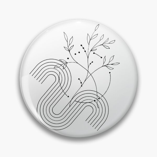 Item preview, Minimalist Celestial Botanical Art Print designed and sold by La-Bogi.