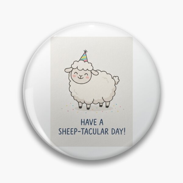 Item preview, Sheep Birthday cute kawaii meme gift balloons memes designed and sold by CheeseBlueprint.